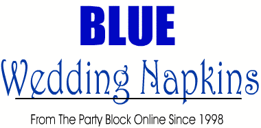 Blue Wedding Napkins